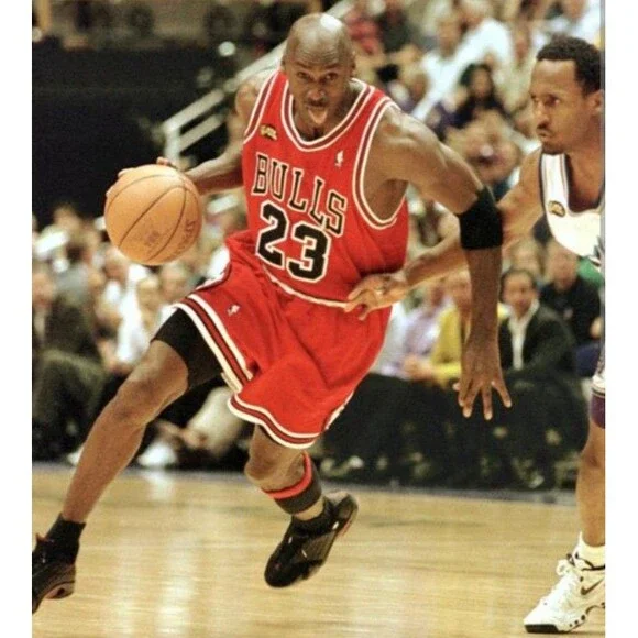 Michael Jordan (Mitchell/Ness)-(Bulls)-(Red)-(Jersey)-(New Condition)-(XL)-$100 - Picture 6 of 11